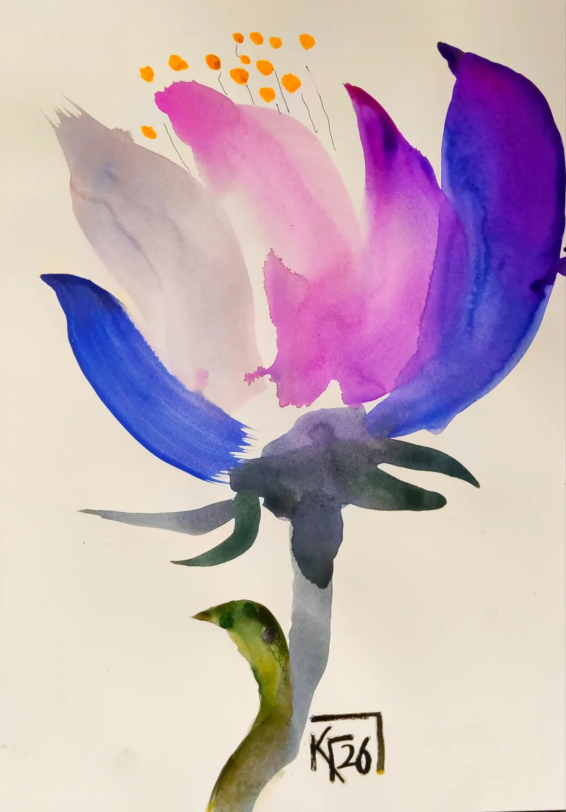 Картина «Волшебный цветок моего сада» — Галина Кара, Натюрморт, аукцион Artstore