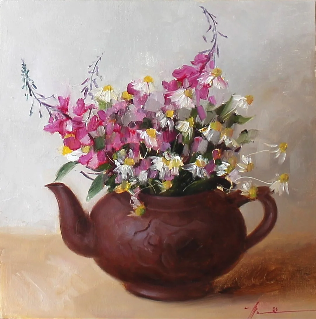 Картина «Этюд чайный» — Марина Пирожникова, Натюрморт, аукцион Artstore
