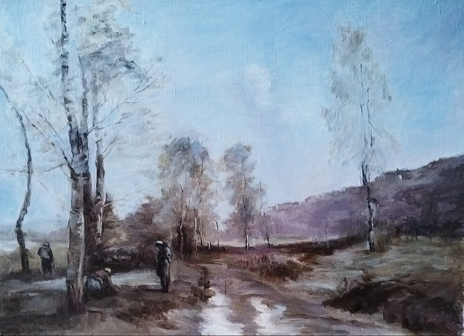 Пейзаж с фигурами