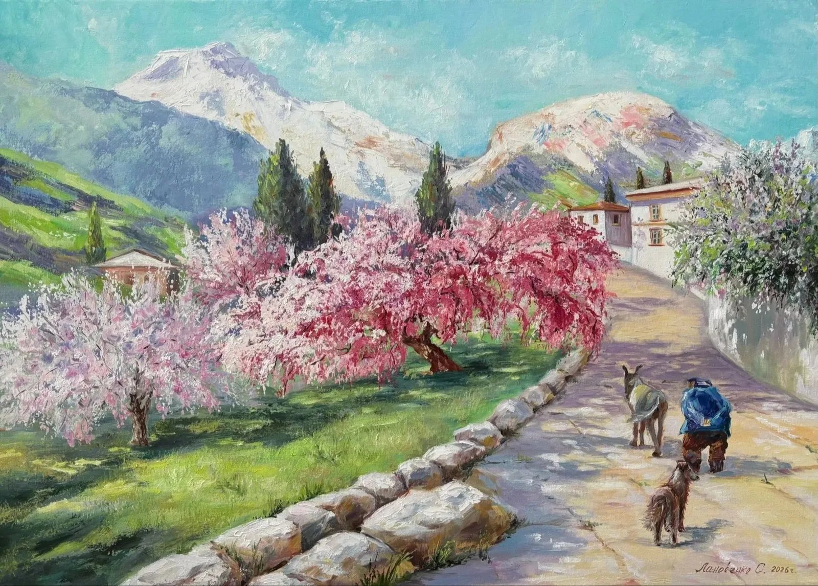 Картина «В горах.» — Светлана Лановенко, Пейзаж