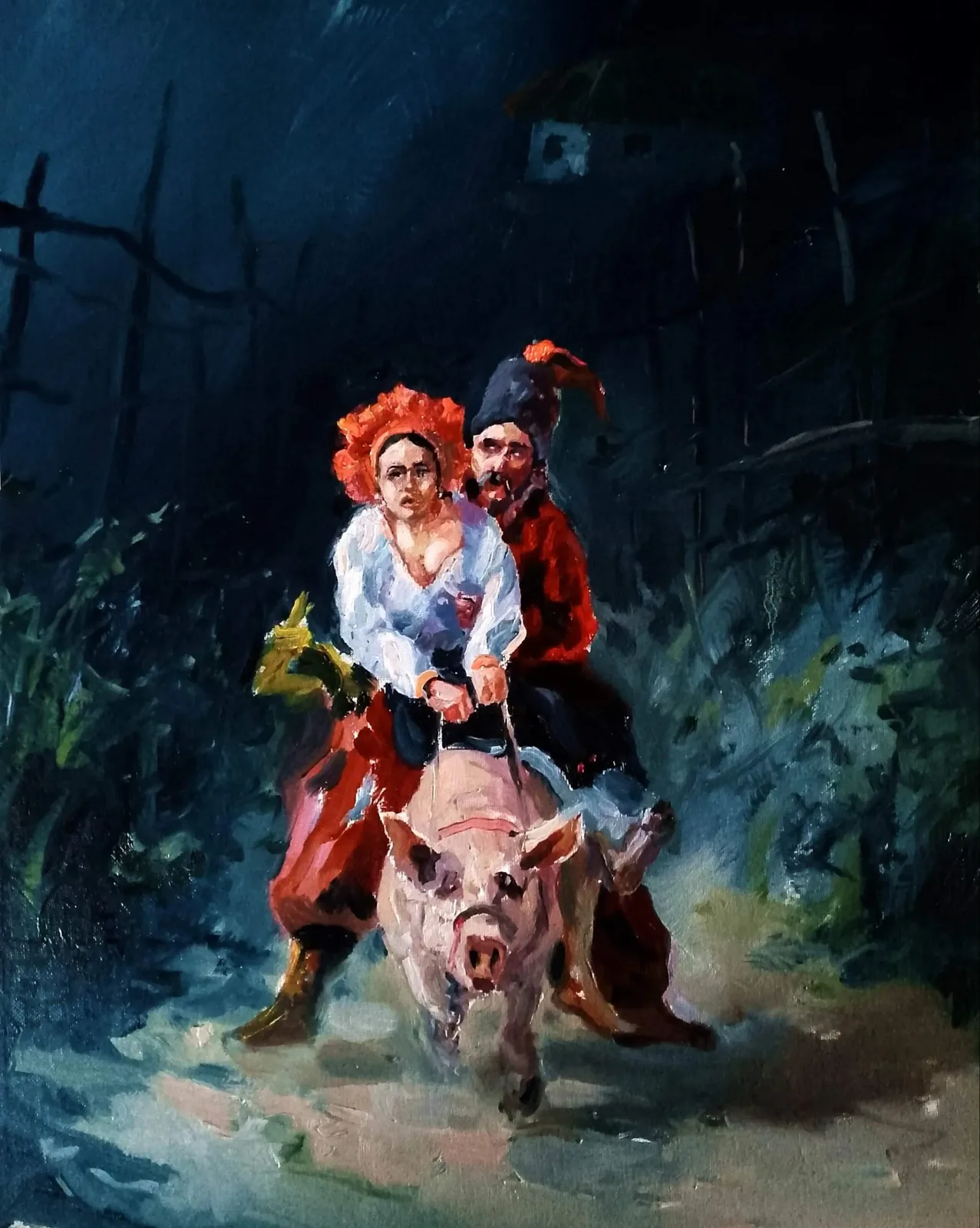 Картина «"Измена"» — Роман Голосной, Жанровая живопись, аукцион Artstore