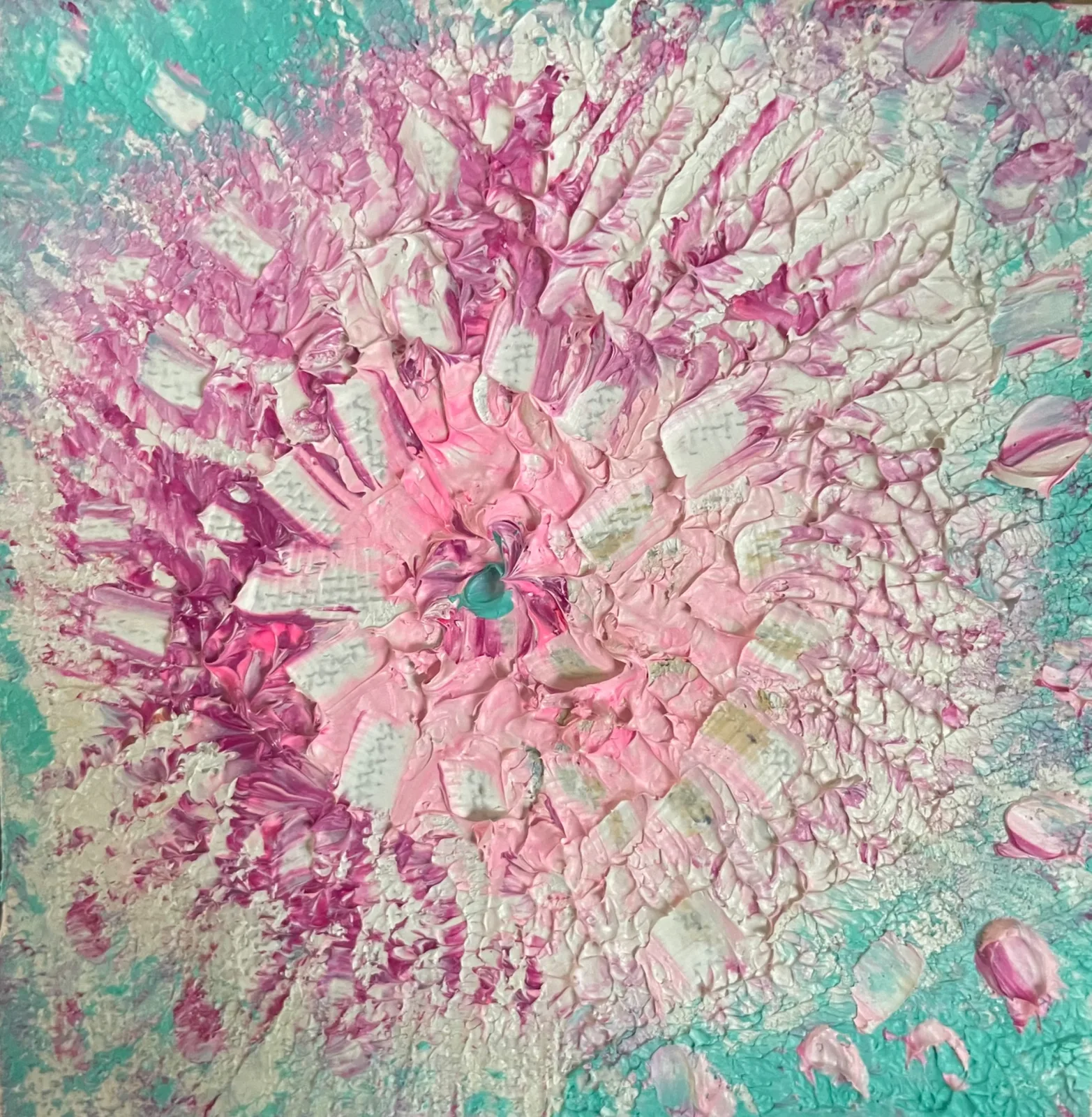 Картина «Цветок звездочка» — Маша Казак, Абстракция, Глядя на эту картину, испытываю чувство спокойствия и умиротворения. 
Розовые и…