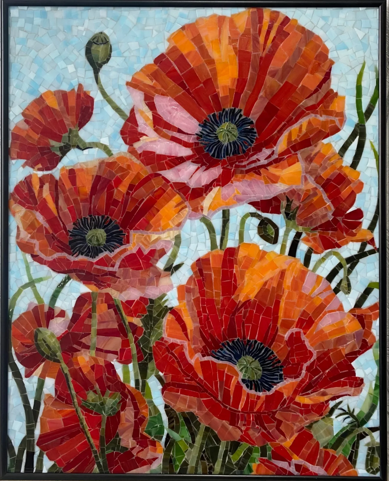 Картина «Ода макам» — Евгения Лоскутова, Другое, Картина - мозаика из художественного стекла. Дипломант конкурса Евразийского ху…