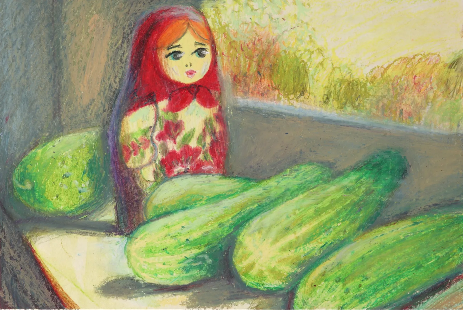 Серия "Матрешки". Огурцы