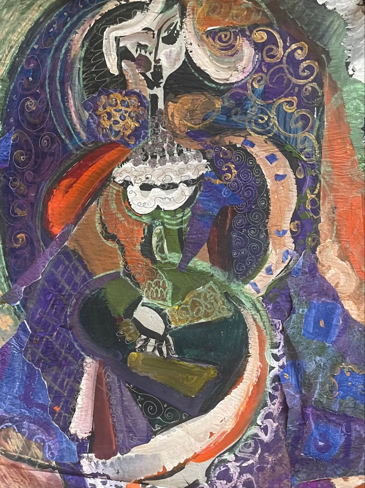 Картина «Девушка Пикассо» — Маша Казак, Портрет, Работа Маши Казак "Девушка Пикассо" — это яркий и эмоциональный портрет, выполн…