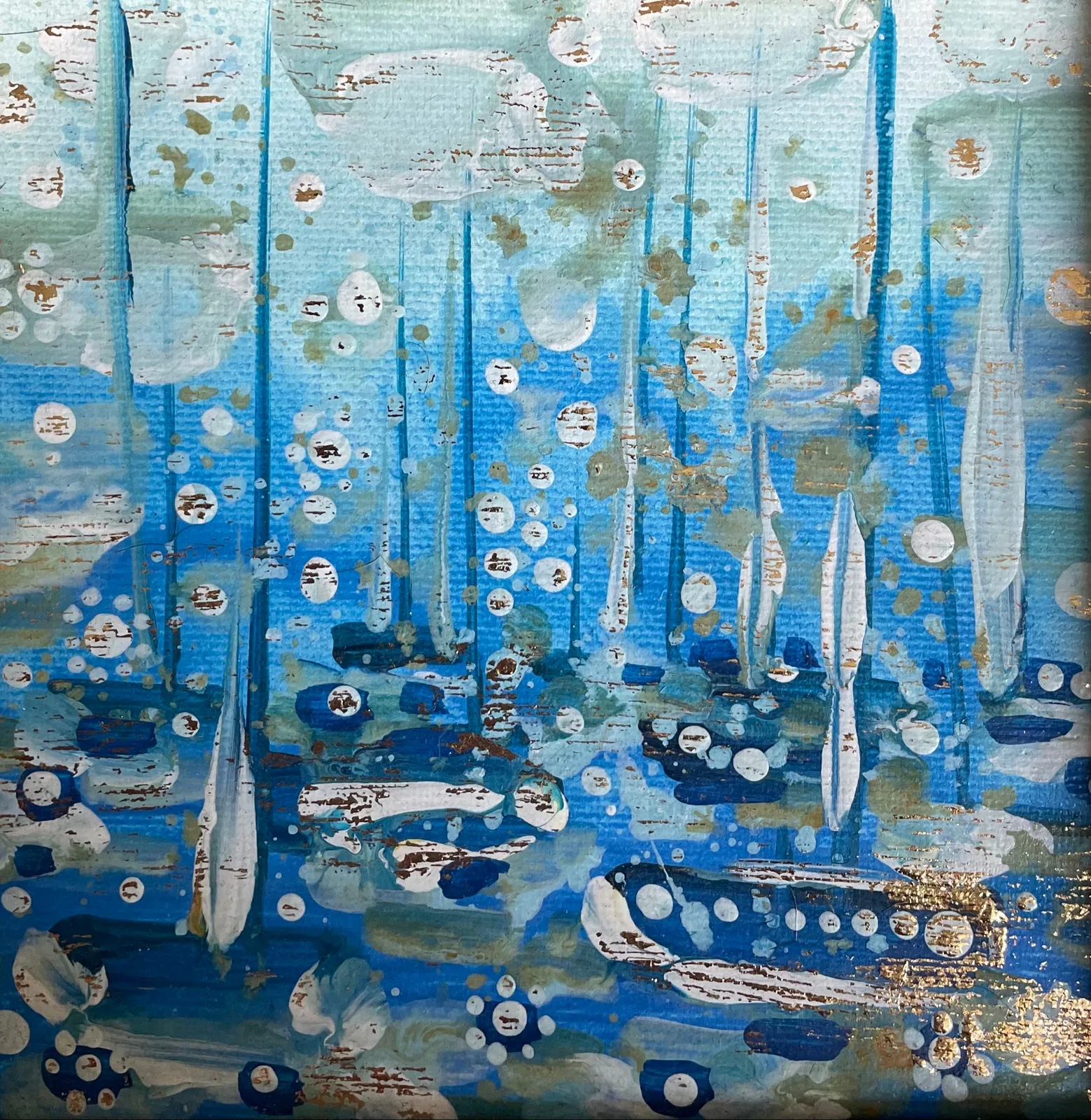 Картина «Яхты» — Маша Казак, Пейзаж, Я бы точно посоветовал эту работу тебе в коллекцию. Что-то в ней есть такое, чт…