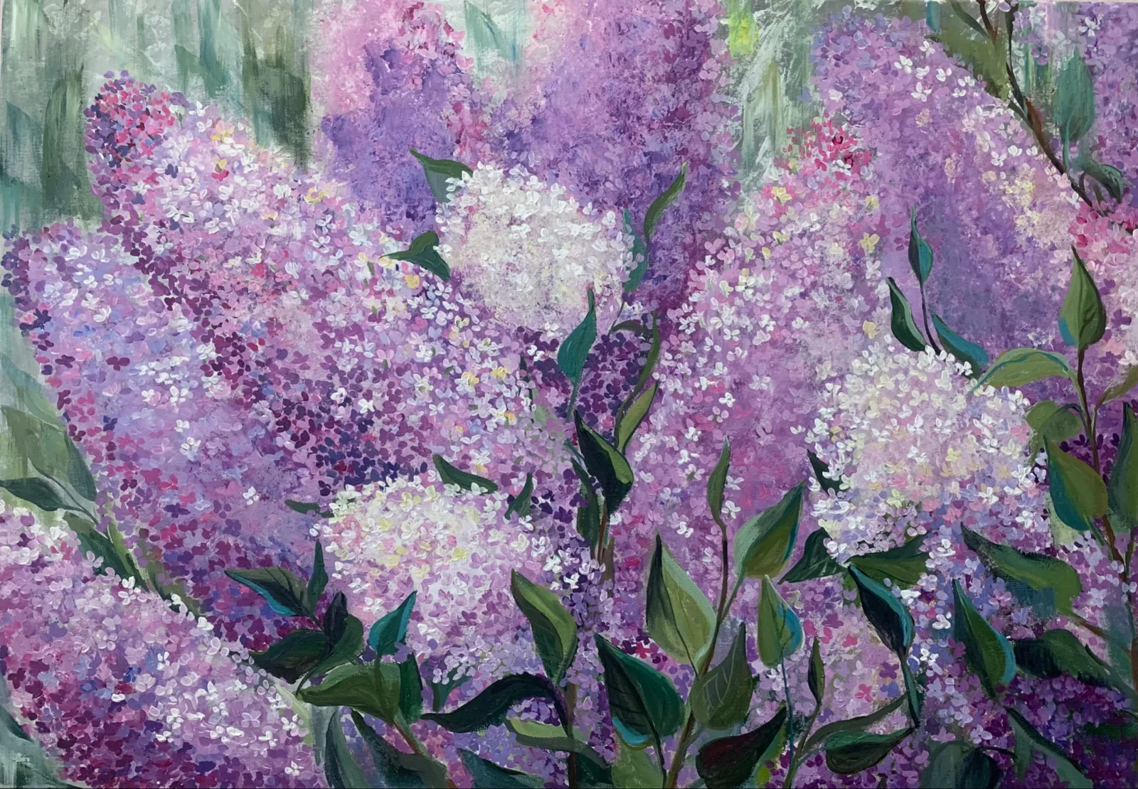 Картина «Сирень» — Любовь Барданова, Пейзаж, аукцион Artstore