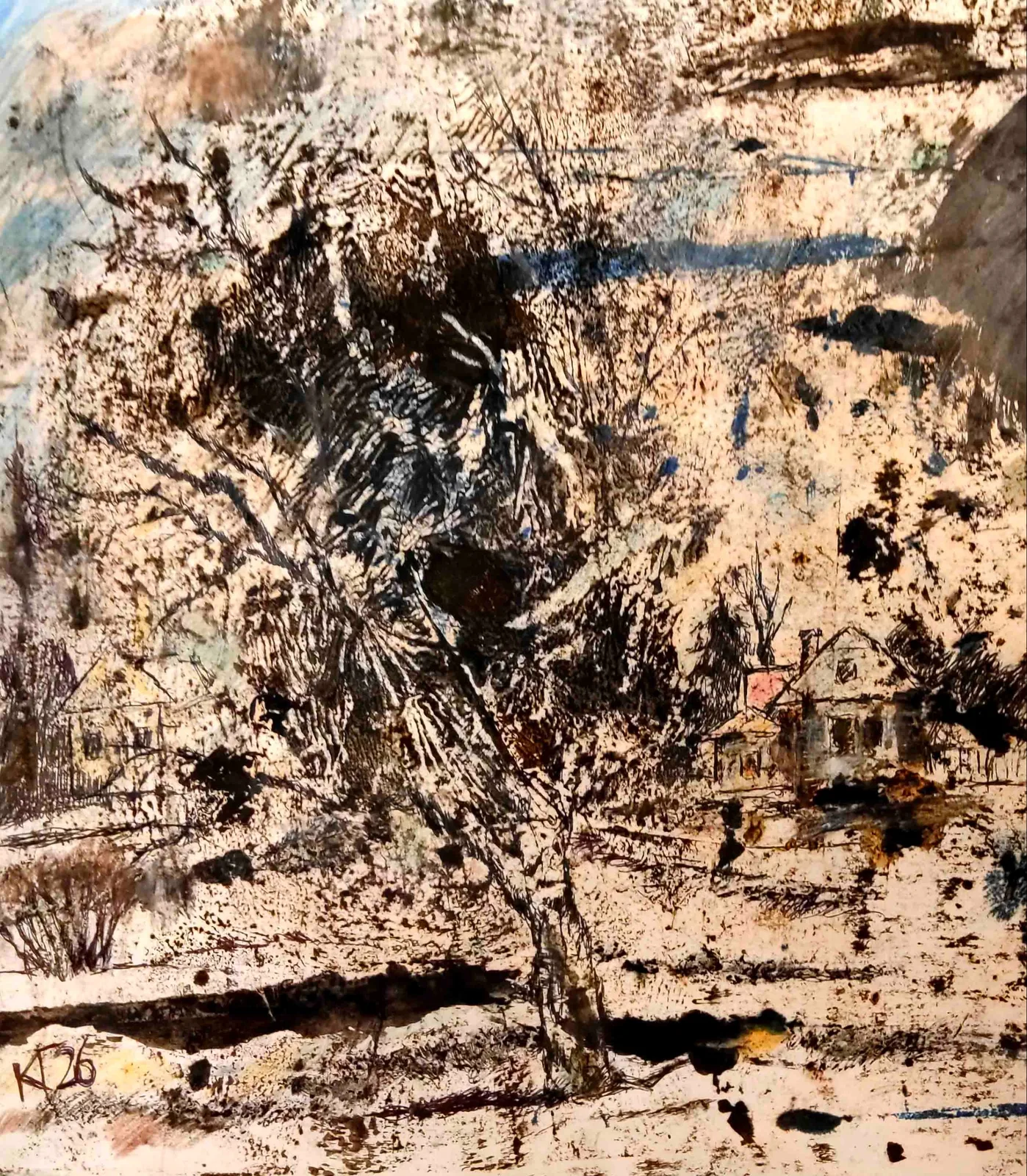 Картина «Утренний раздрай...» — Галина Кара, Абстракция, аукцион Artstore