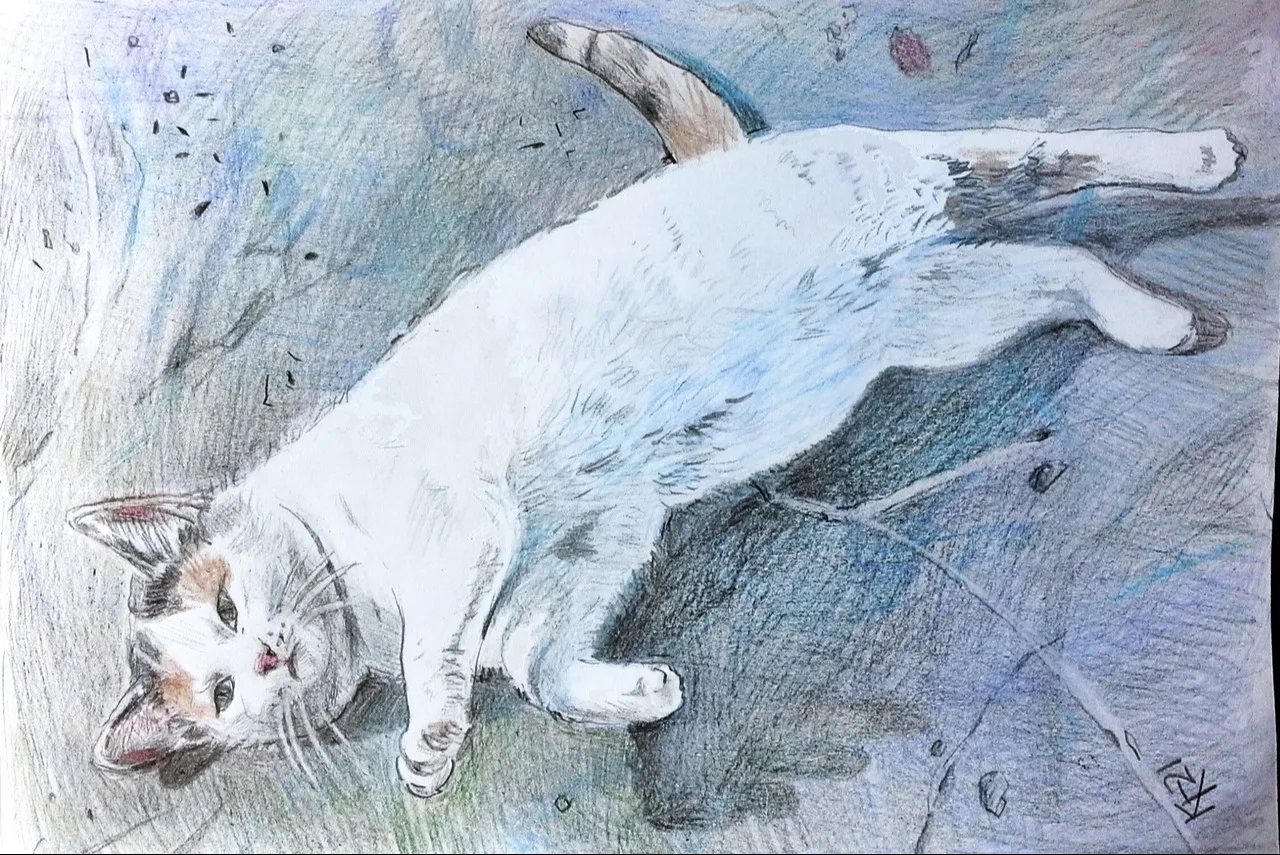 Картина «Счастье есть!» — Галина Кара, Анималистика, В картине чувствуется солнечный день, возможно, лето или ранняя осень — время, …