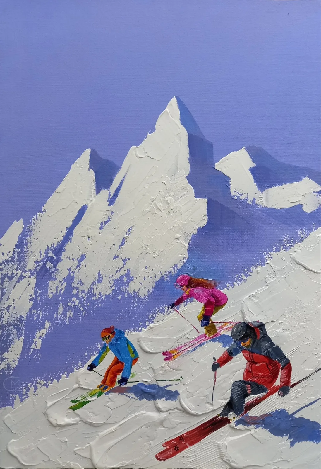 Горнолыжники