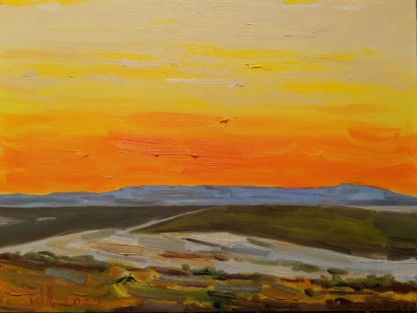 Картина «Октябрь.» — Евгений Мадзинов, Пейзаж, аукцион Artstore