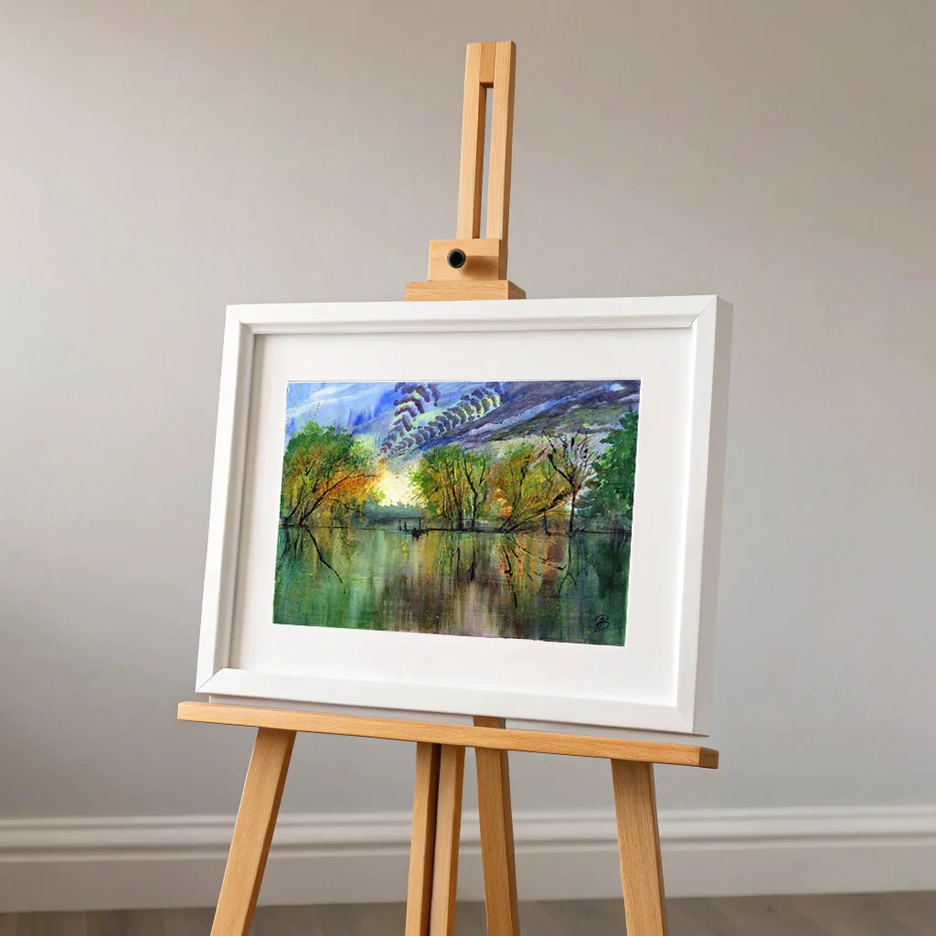 Вечер на озере