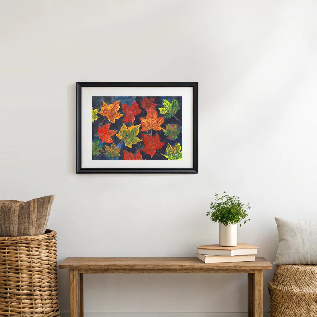 Листья на воде