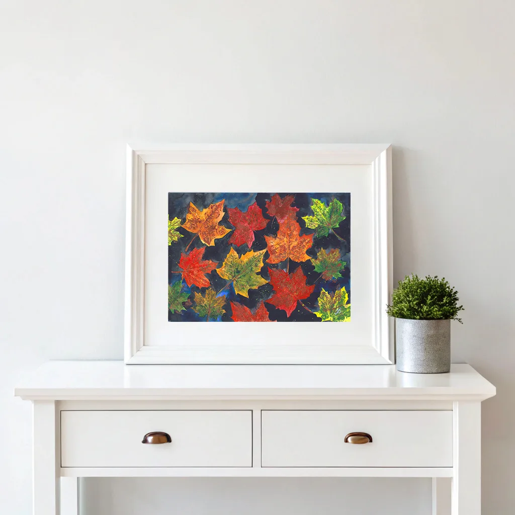 Листья на воде