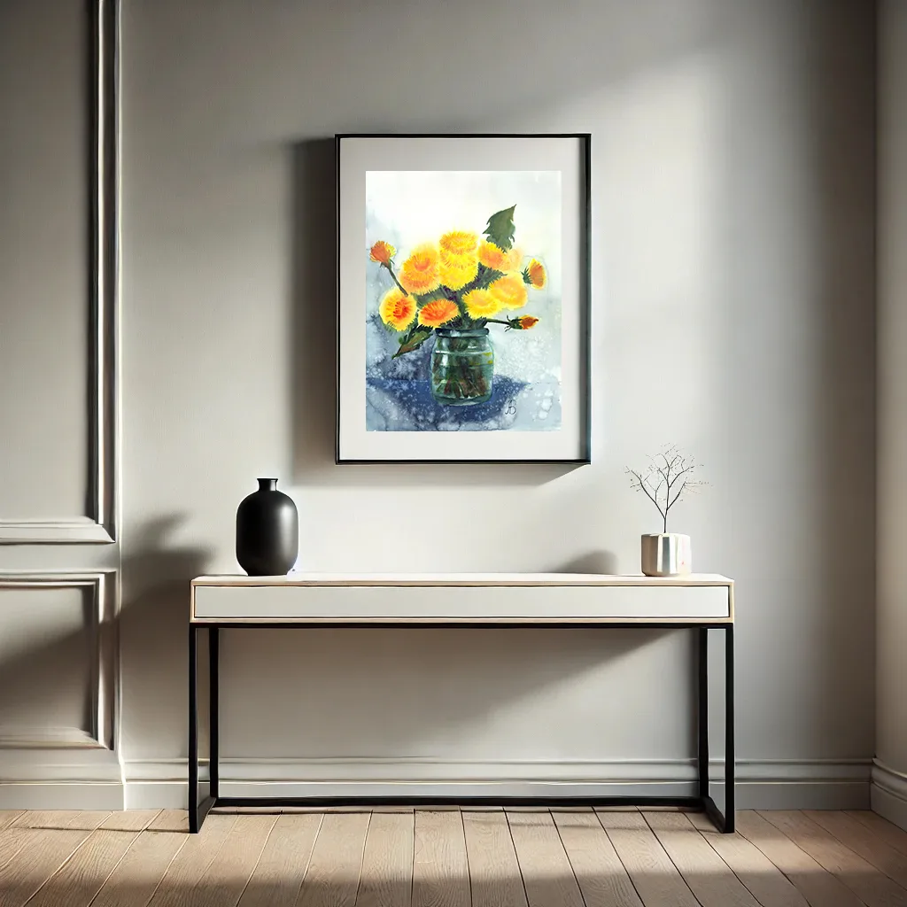 Одуванчики в банке