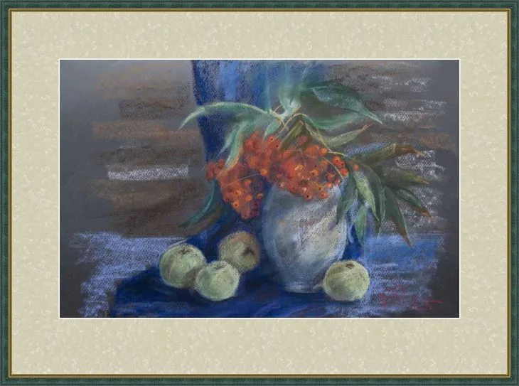 Натюрморт с рябиной