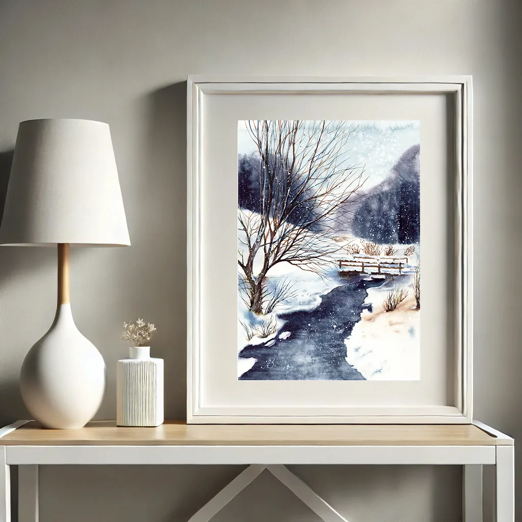 Зимний мостик