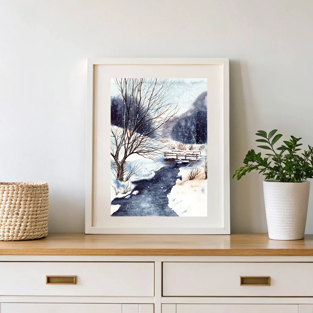 Зимний мостик