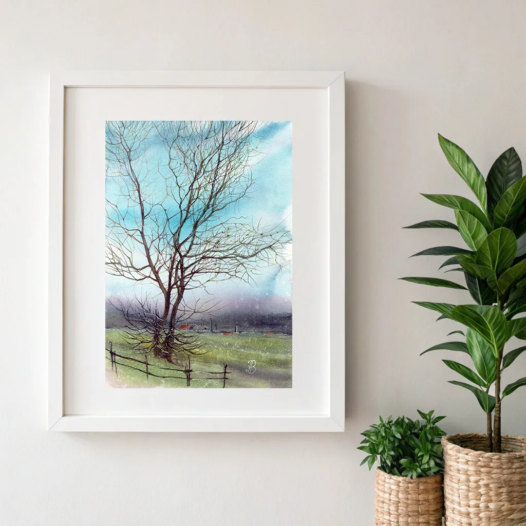 Тихое утро в деревне