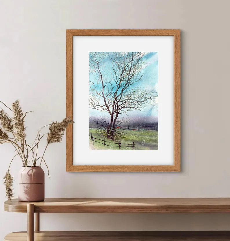 Тихое утро в деревне