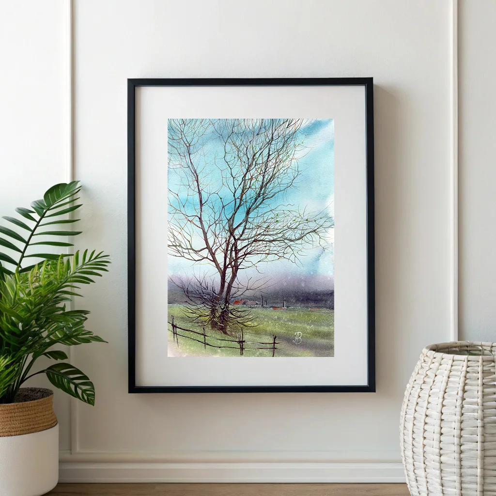 Тихое утро в деревне