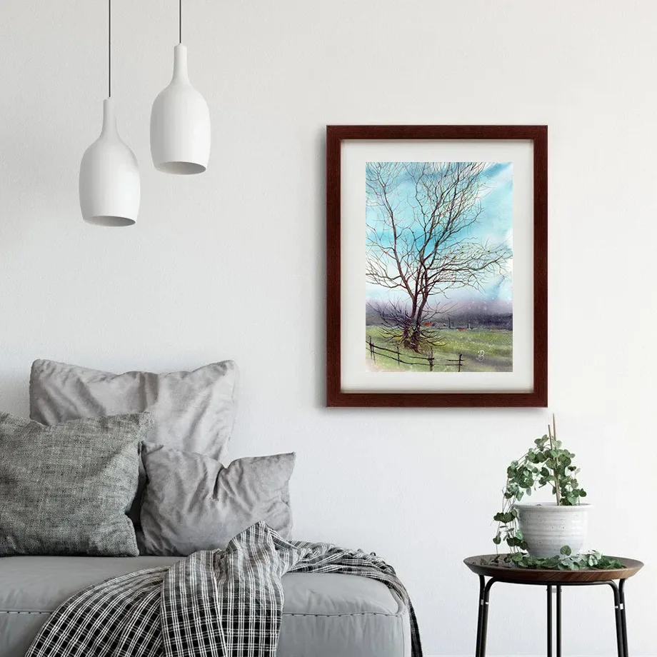 Тихое утро в деревне