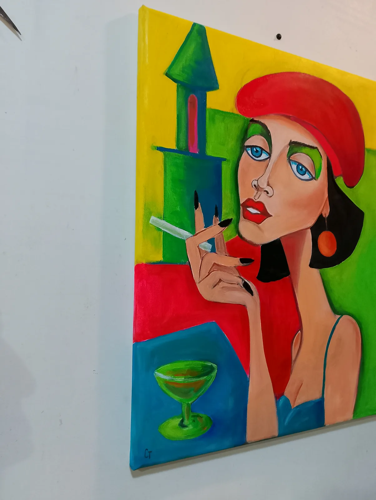 Студентка, 40х50