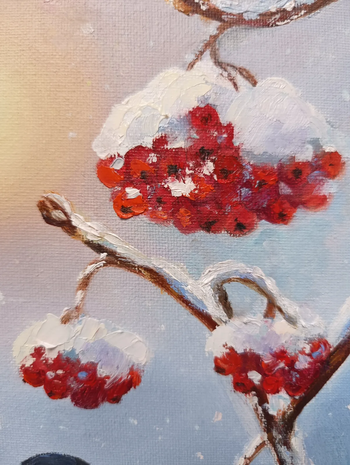 Снегири на рябине