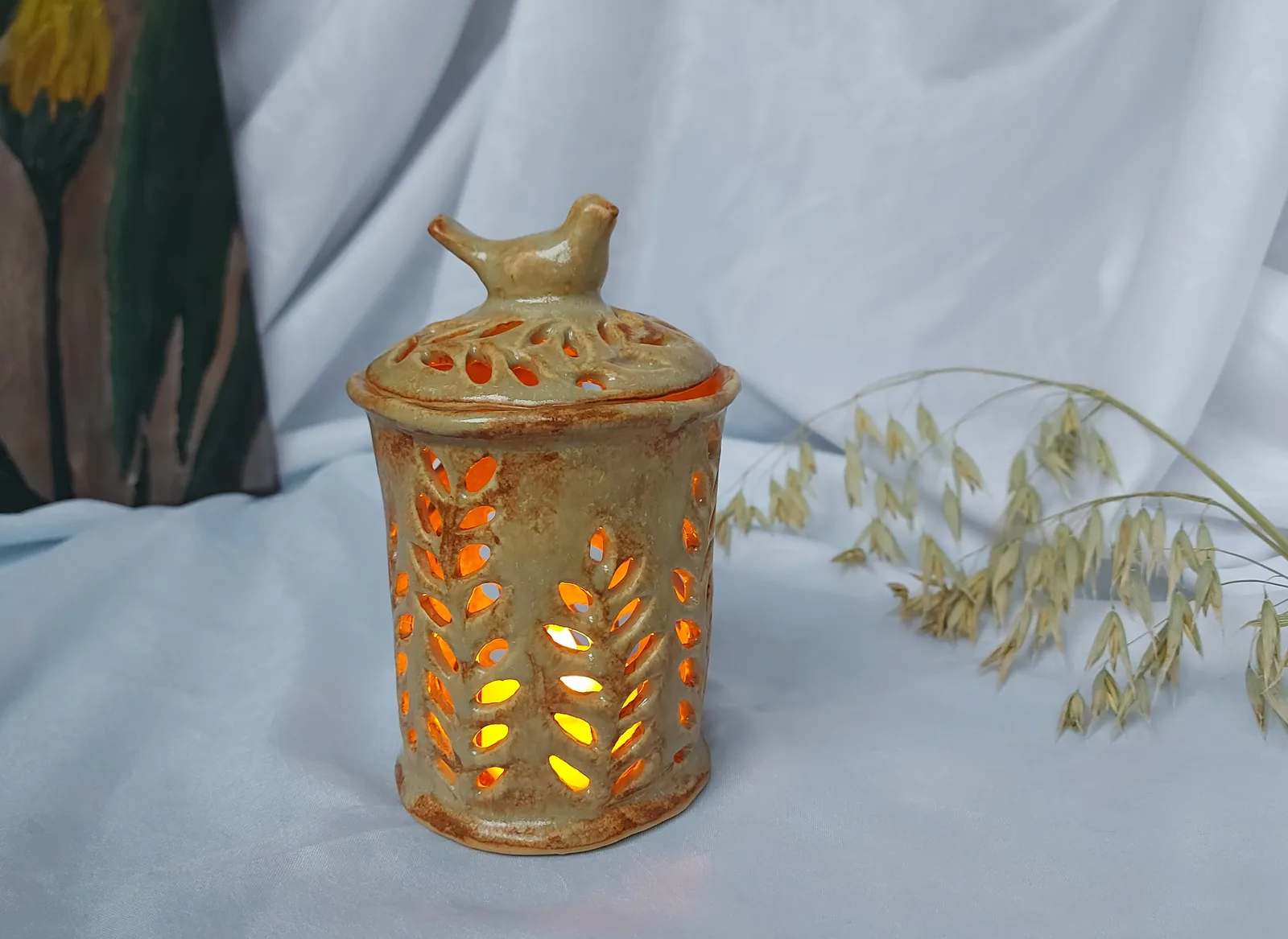 Подсвечник керамический