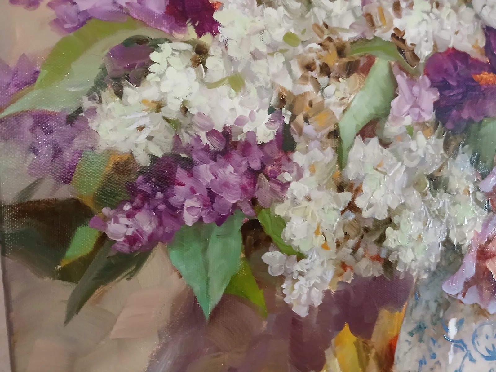 "Сирень и ирисы"