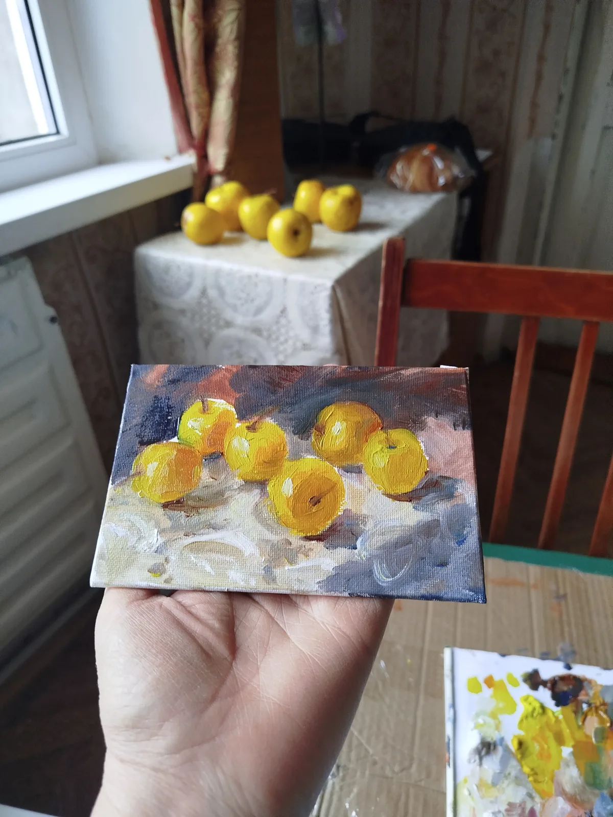 Жёлтые яблоки