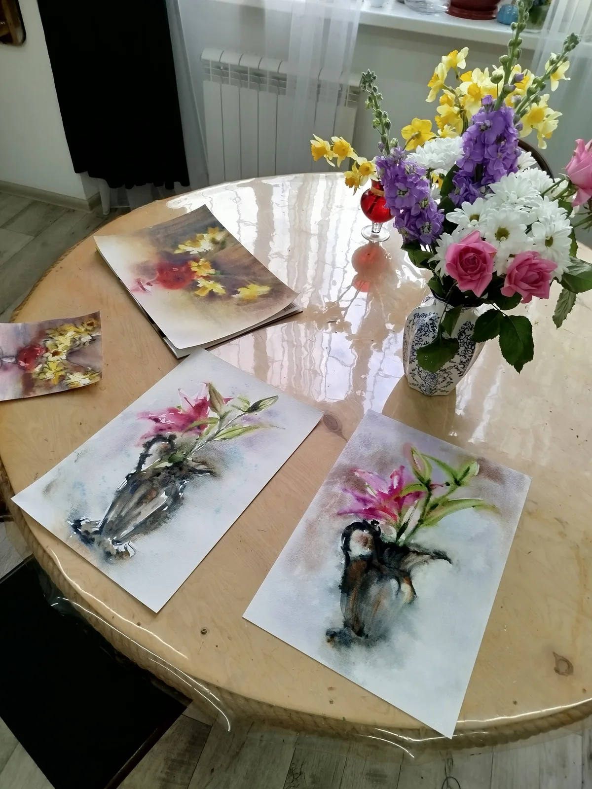 Лилия в бронзовом кувшине №1