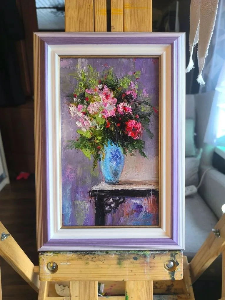 Букет на столе