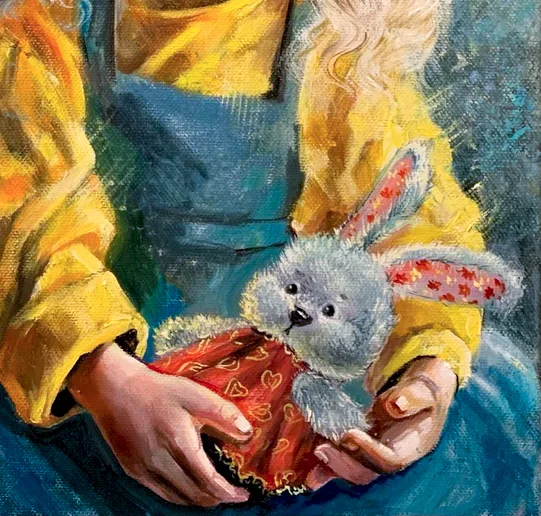 Девочка с зайкой