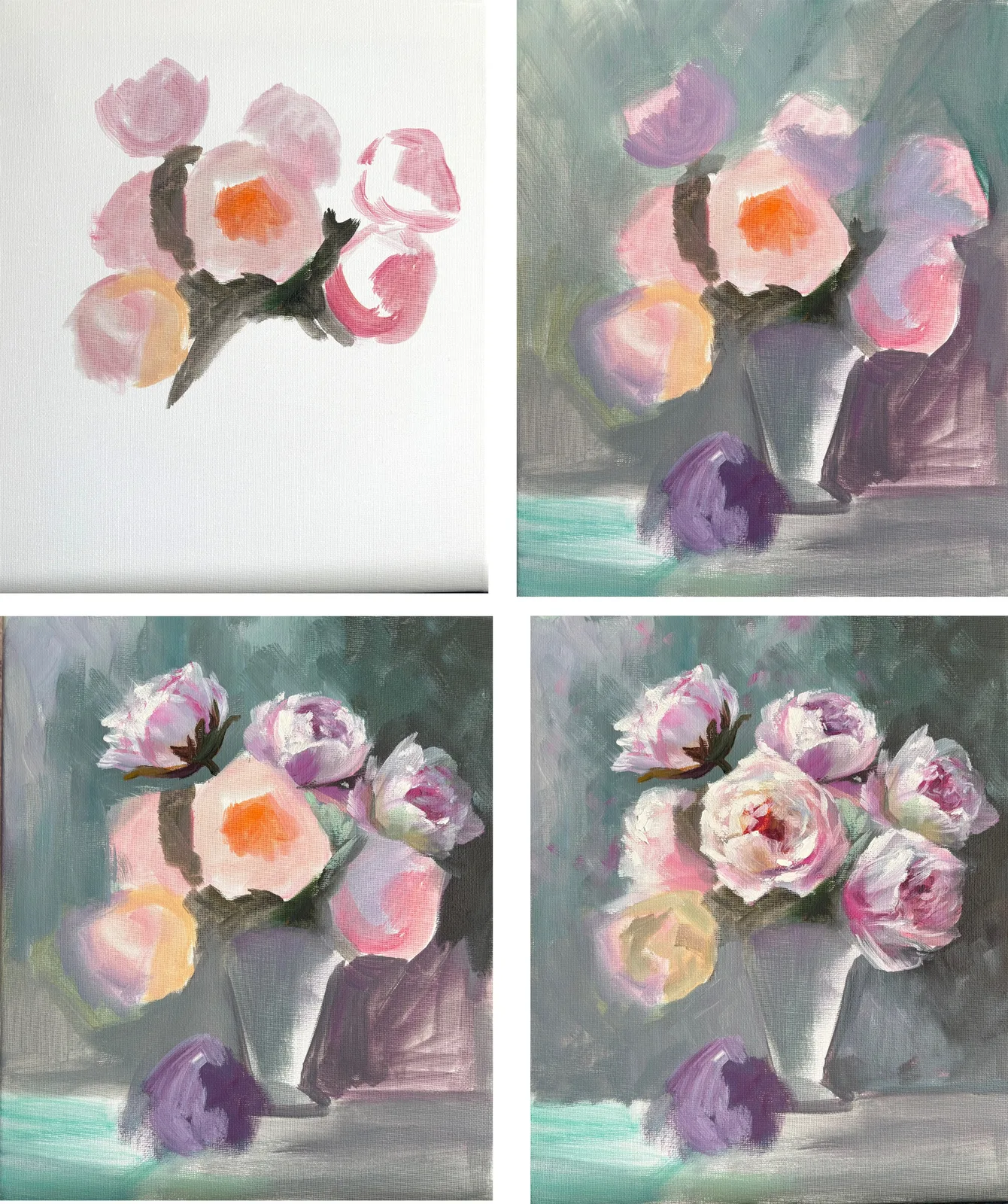 Букет пионов