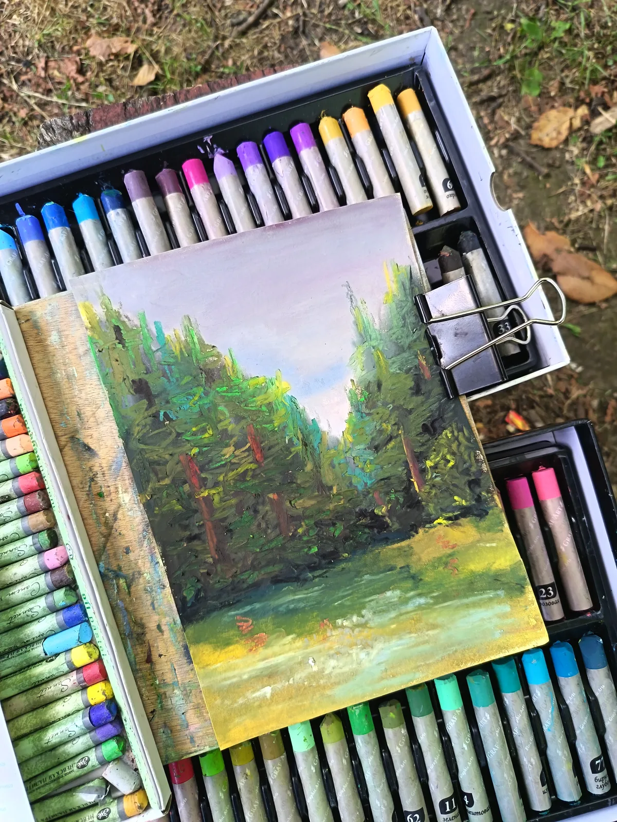 Пейзаж 15*21 см.