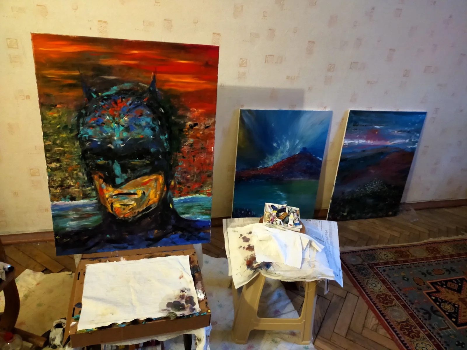 Человек в маске Бетмена