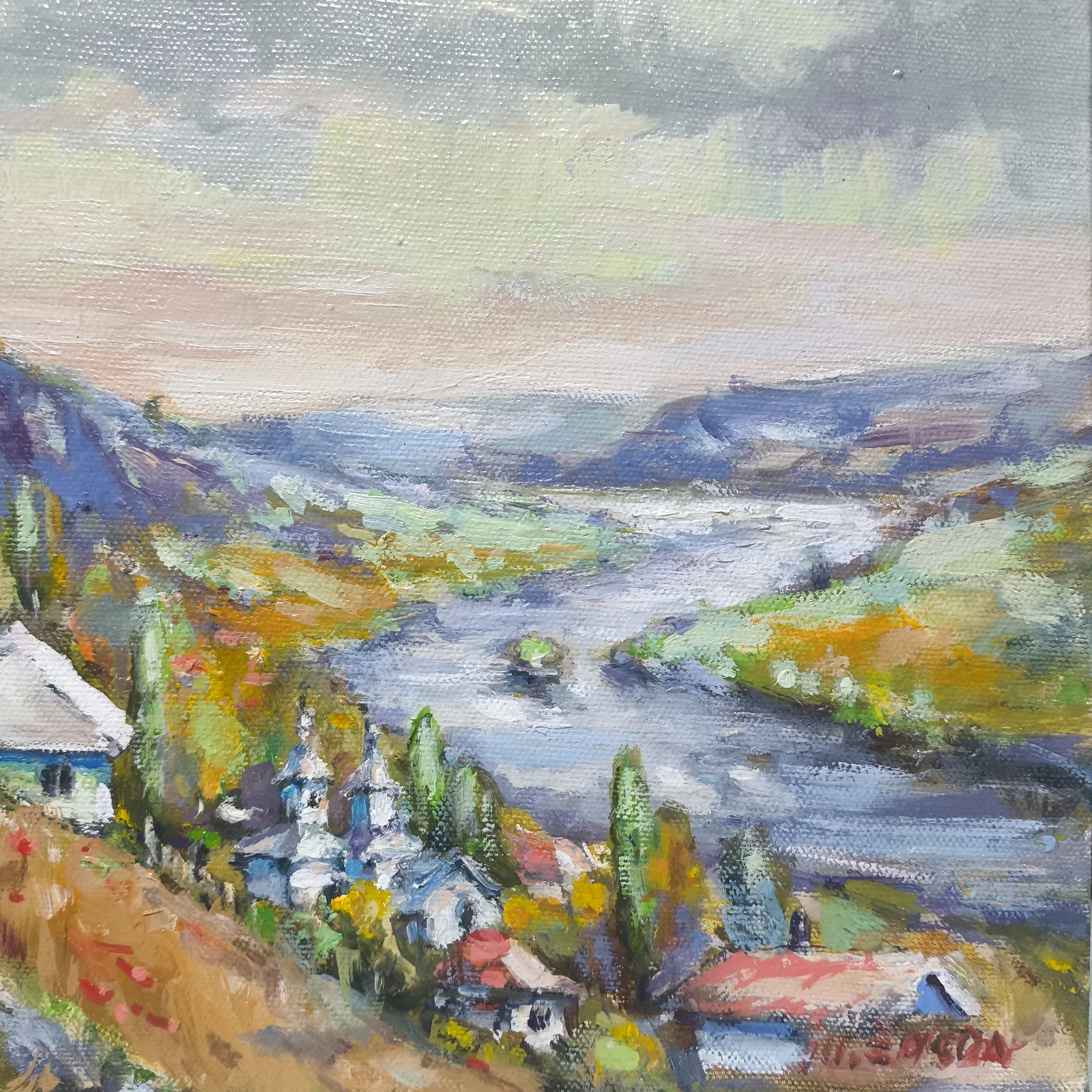 Пейзаж с Днестром