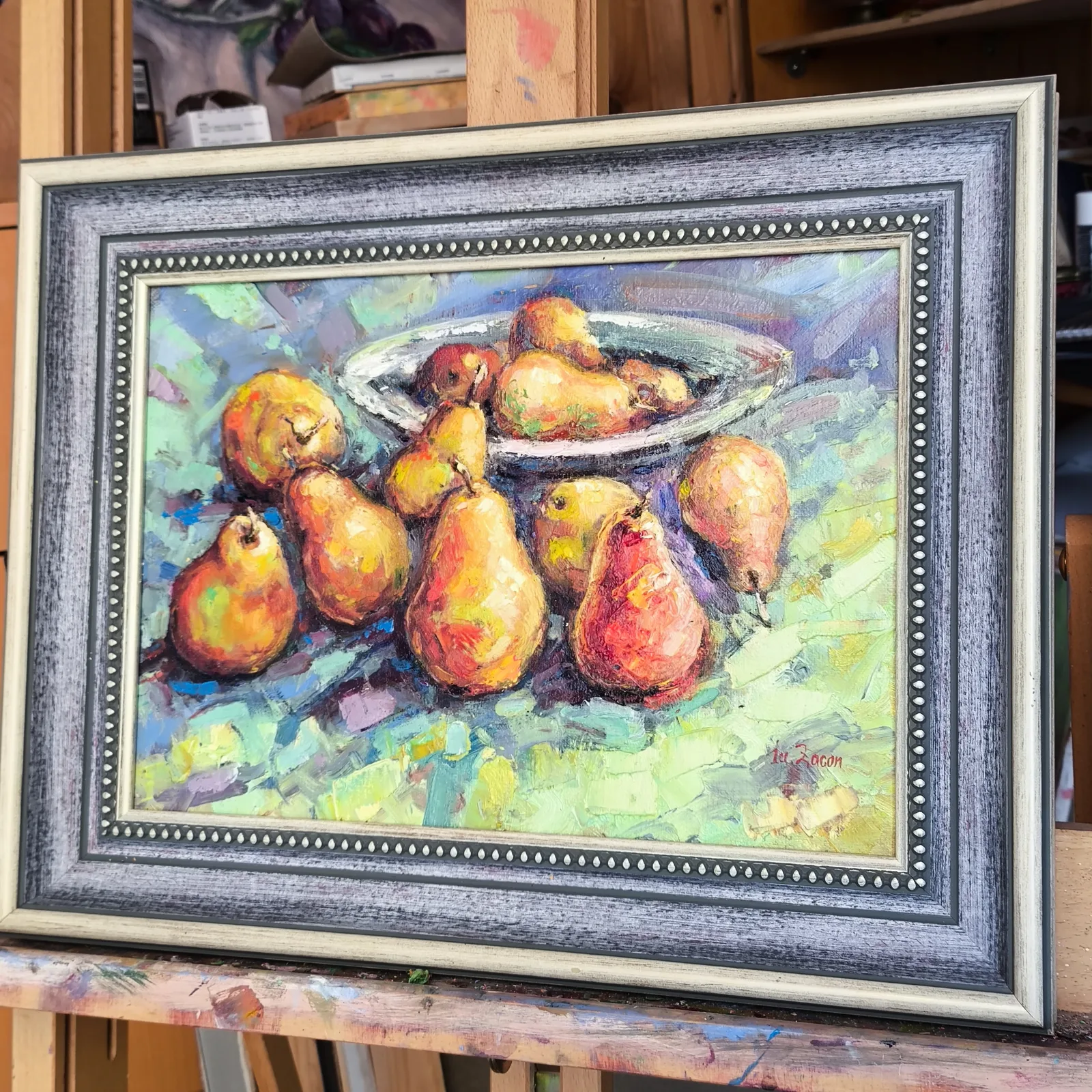 Натюрморт с грушами