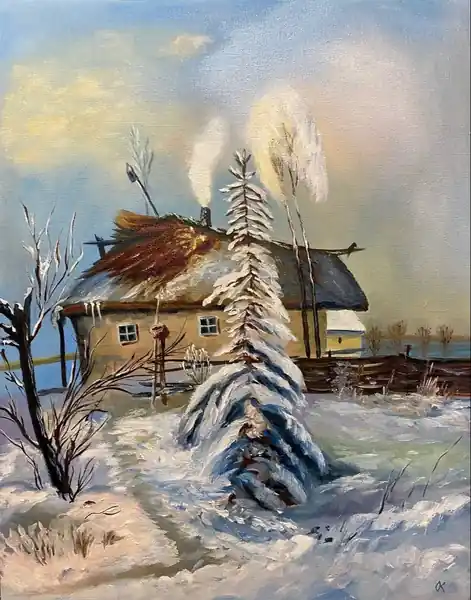 Зима.