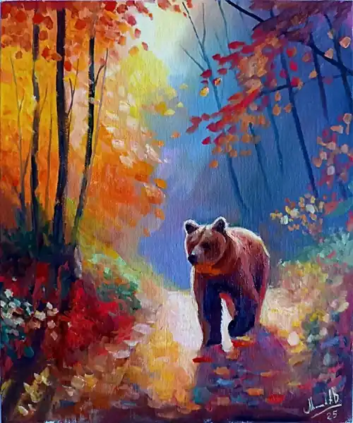 по лесной тропе