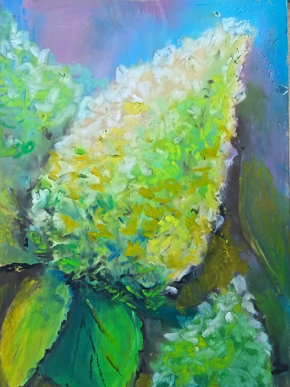 Картина «Гортензия 15*21 см.» — Анастасия Мартыненко, Натюрморт, аукцион Artstore