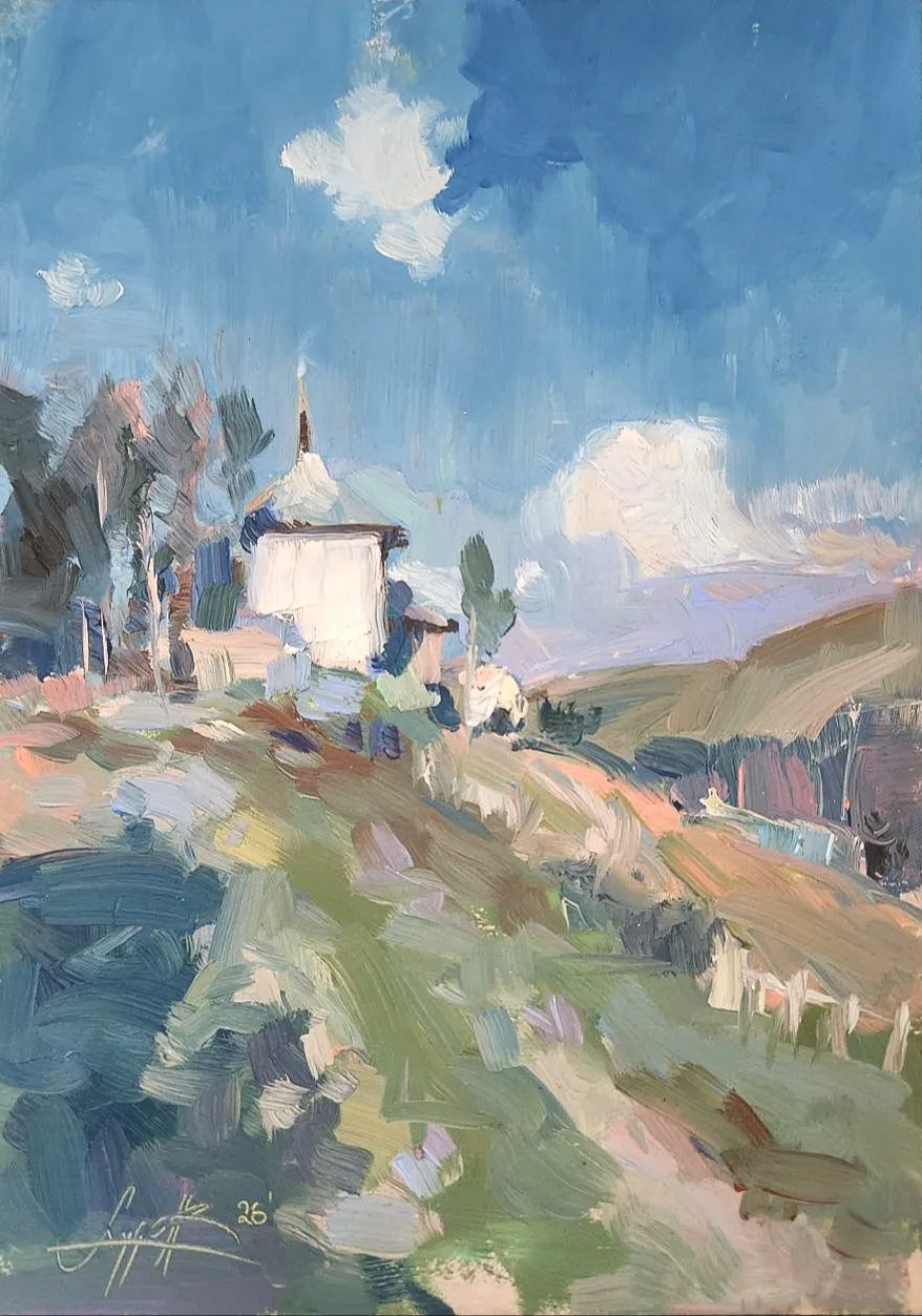 Картина «Ветер в холмах» — Юрий Худов, Пейзаж, картина "Ветер в холмах"

материал-картон 2мм,масло
Размер картины 20,5х14 с…