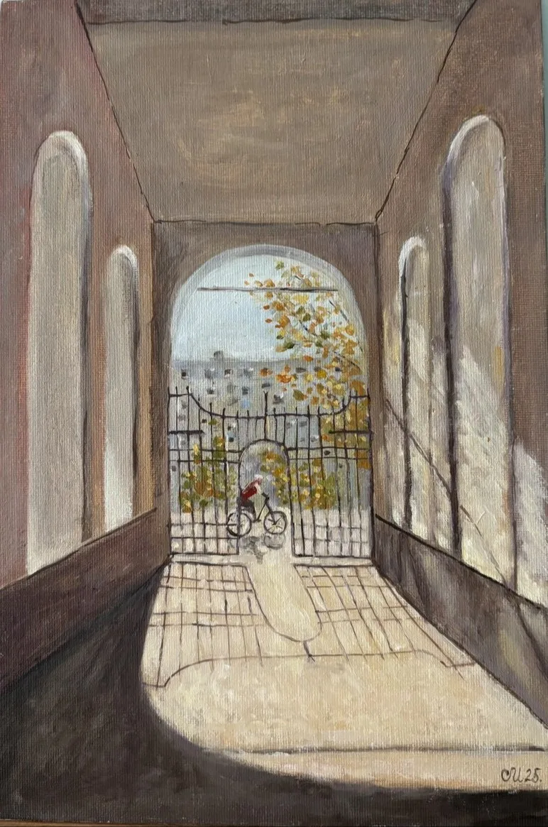 Картина «"Солнечный день"» — Марина Сметанина, Городской пейзаж, аукцион Artstore